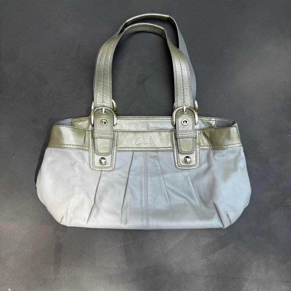 Vintage green and blue coach